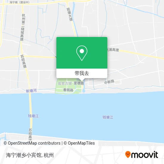 海宁潮乡小宾馆地图