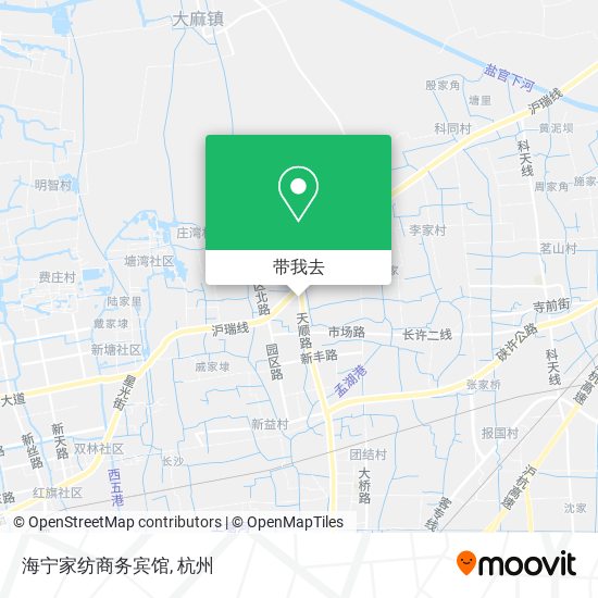 海宁家纺商务宾馆地图