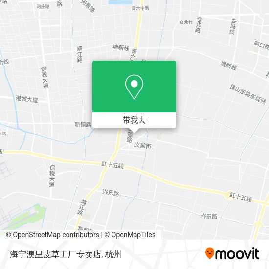 海宁澳星皮草工厂专卖店地图
