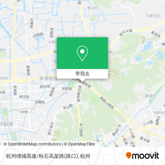 杭州绕城高速/秋石高架路(路口)地图