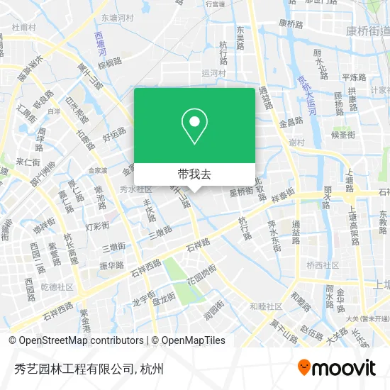 秀艺园林工程有限公司地图