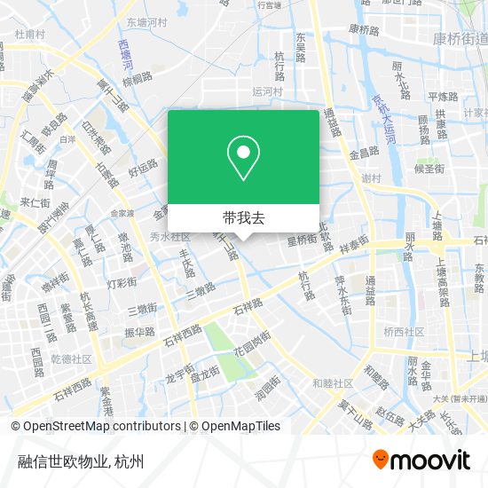 融信世欧物业地图
