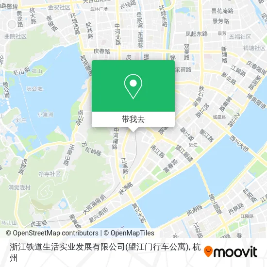 浙江铁道生活实业发展有限公司(望江门行车公寓)地图