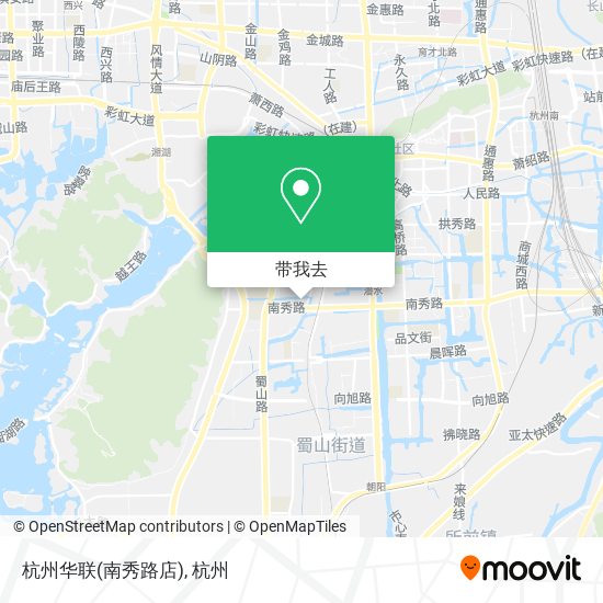 杭州华联(南秀路店)地图