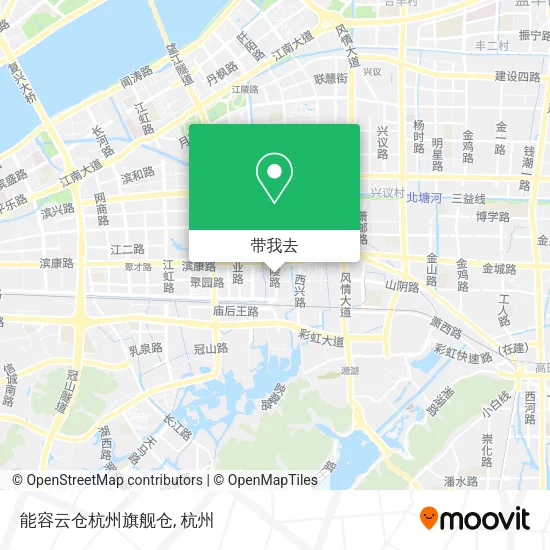 能容云仓杭州旗舰仓地图