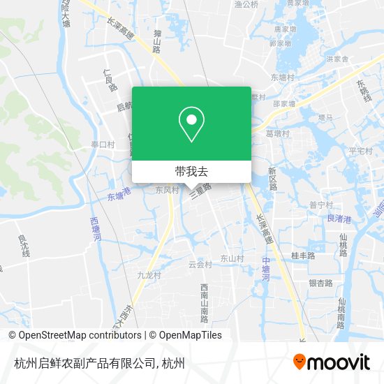 杭州启鲜农副产品有限公司地图