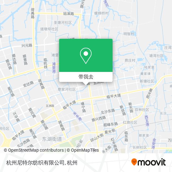 杭州尼特尔纺织有限公司地图