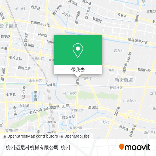 杭州迈尼科机械有限公司地图