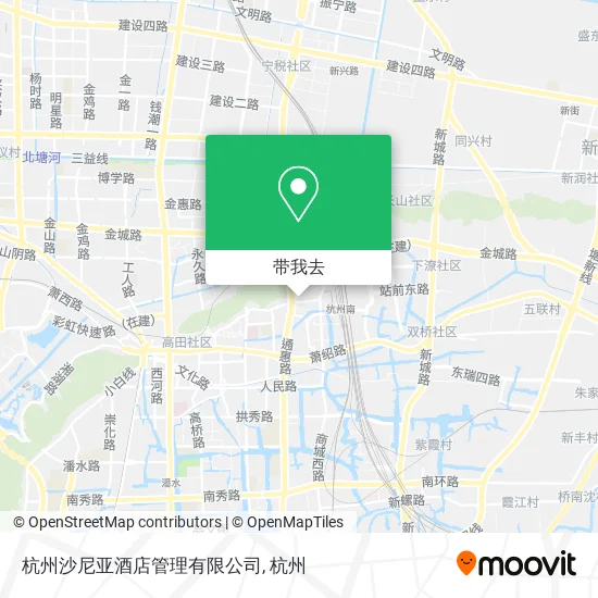 杭州沙尼亚酒店管理有限公司地图