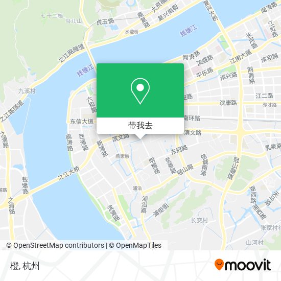 橙地图