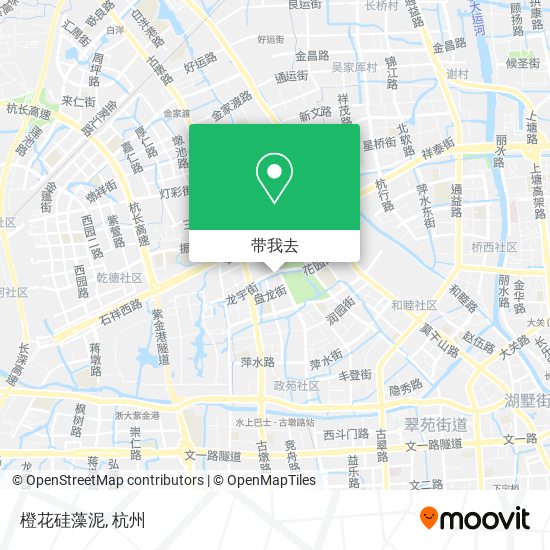 橙花硅藻泥地图