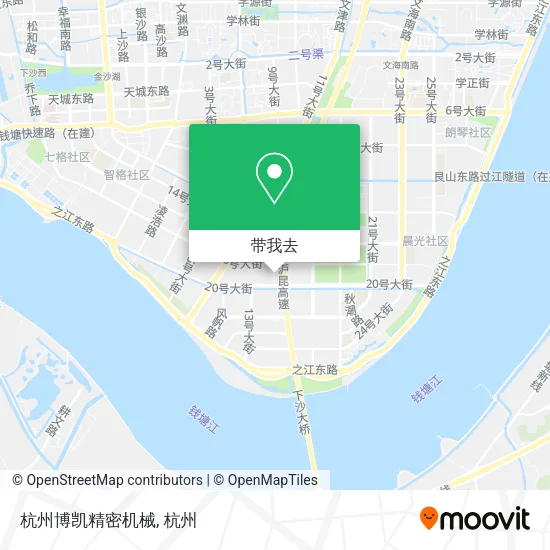 杭州博凯精密机械地图