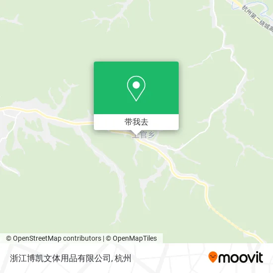 浙江博凯文体用品有限公司地图