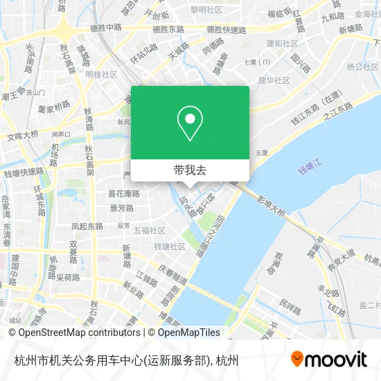 杭州市机关公务用车中心(运新服务部)地图