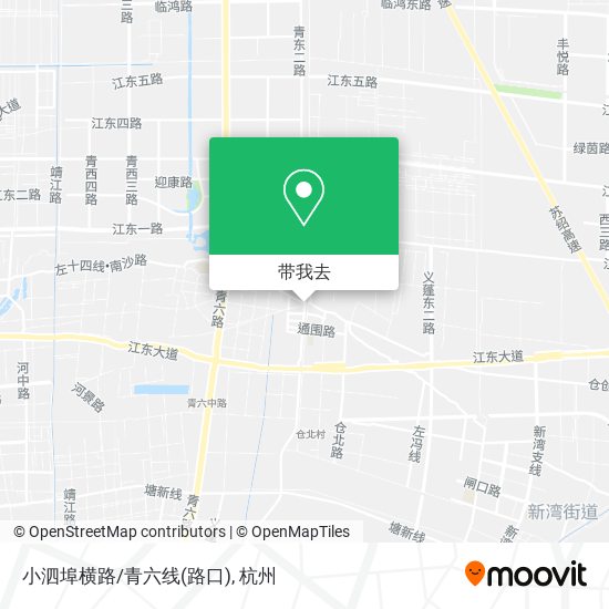小泗埠横路/青六线(路口)地图