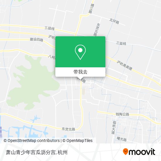 萧山青少年宫瓜沥分宫地图