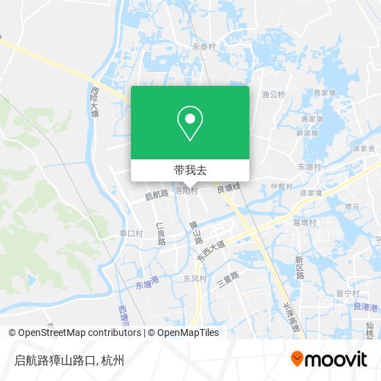 启航路獐山路口地图