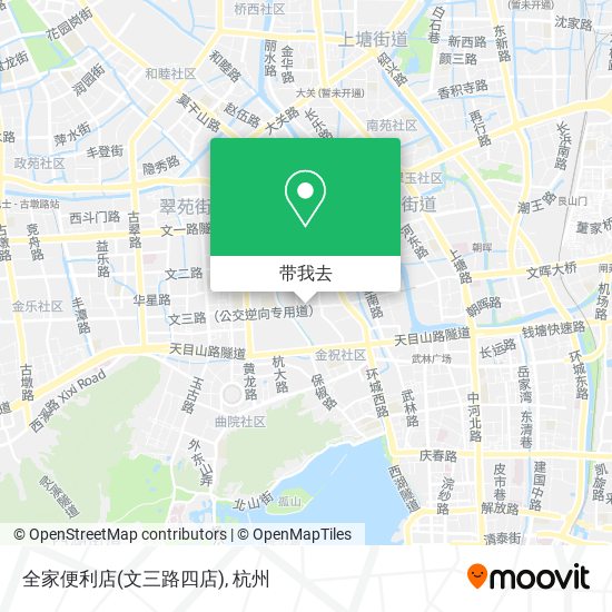 全家便利店(文三路四店)地图