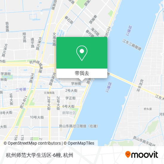 杭州师范大学生活区-6幢地图