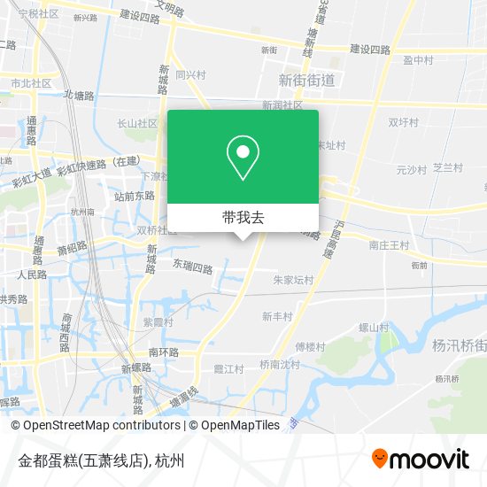 金都蛋糕(五萧线店)地图