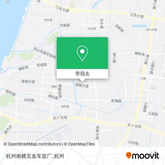 杭州南横五金车篮厂地图