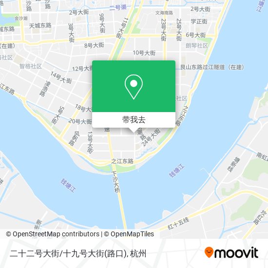 二十二号大街/十九号大街(路口)地图