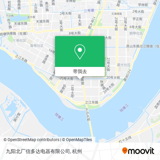 九阳北厂信多达电器有限公司地图