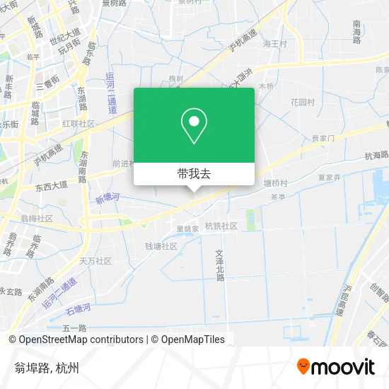翁埠路地图