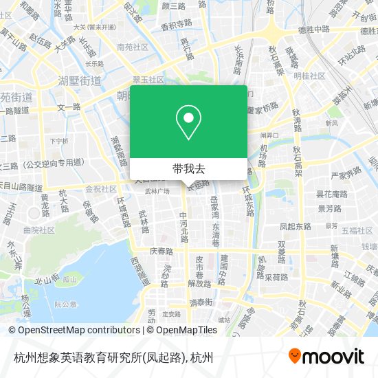 杭州想象英语教育研究所(凤起路)地图