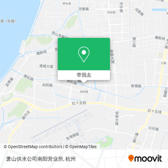 萧山供水公司南阳营业所地图