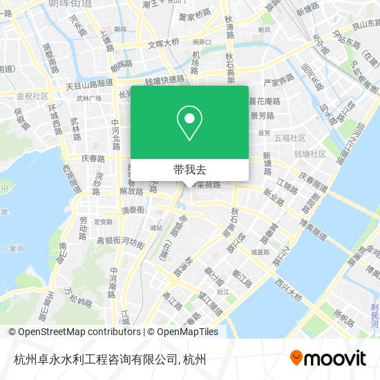 杭州卓永水利工程咨询有限公司地图