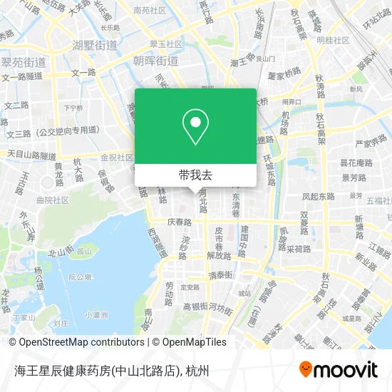 海王星辰健康药房(中山北路店)地图
