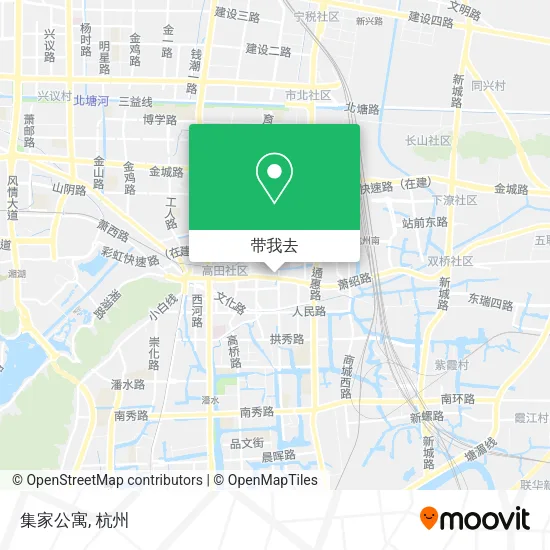 集家公寓地图