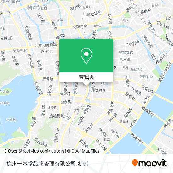 杭州一本堂品牌管理有限公司地图