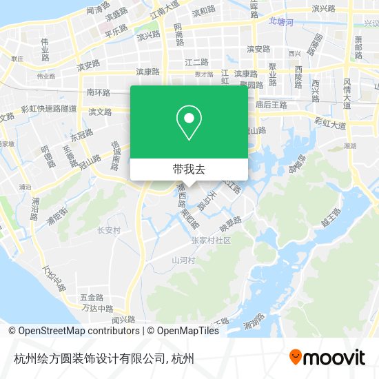 杭州绘方圆装饰设计有限公司地图