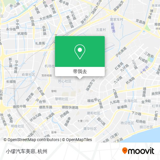 小缪汽车美容地图