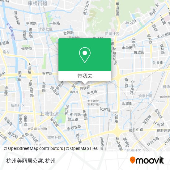 杭州美丽居公寓地图