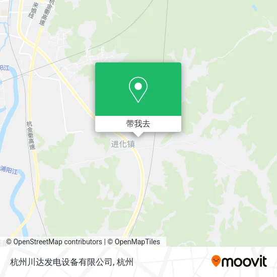 杭州川达发电设备有限公司地图