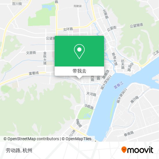 劳动路地图