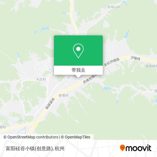 富阳硅谷小镇(创意路)地图