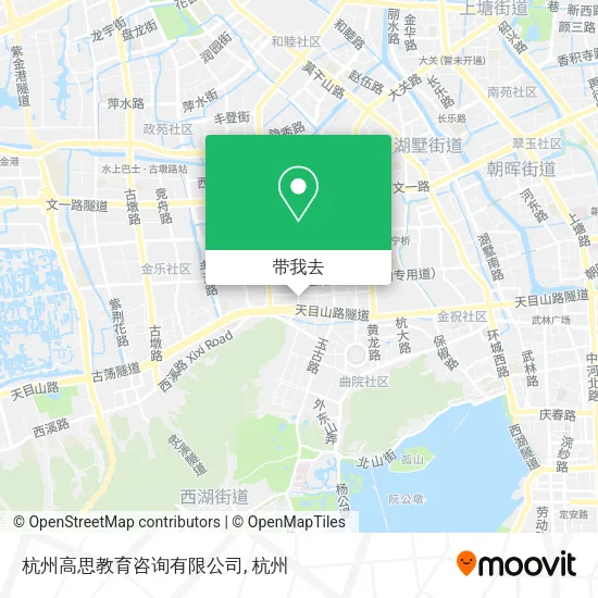 杭州高思教育咨询有限公司地图