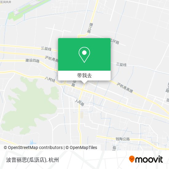 波普丽思(瓜沥店)地图