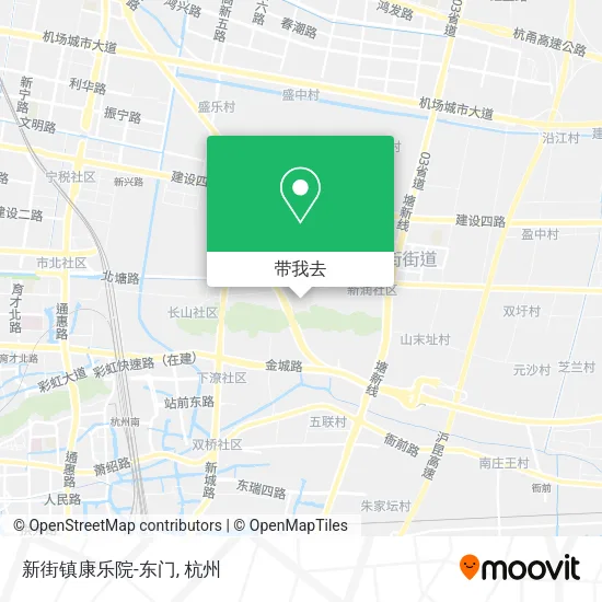 新街镇康乐院-东门地图