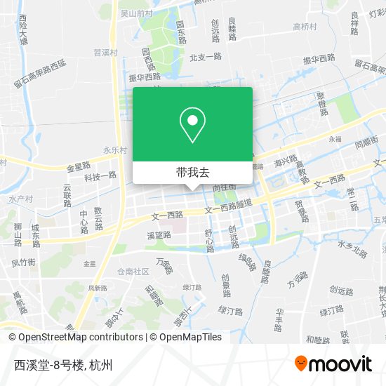 西溪堂-8号楼地图