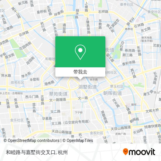 和睦路与嘉墅街交叉口地图