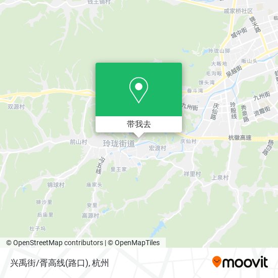 兴禹街/胥高线(路口)地图