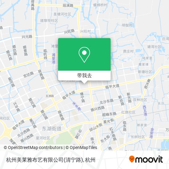 杭州美莱雅布艺有限公司(清宁路)地图