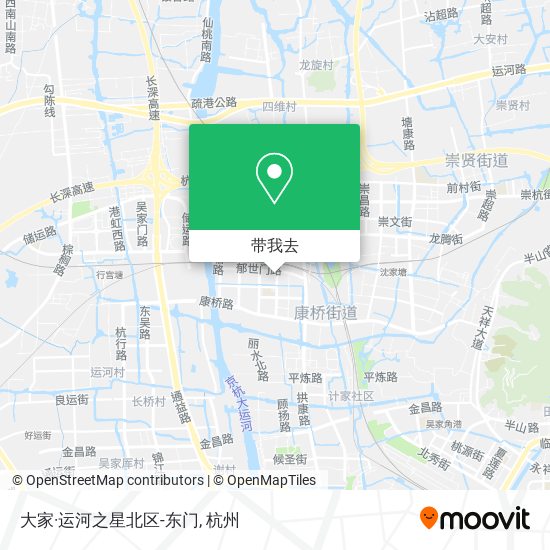 大家·运河之星北区-东门地图