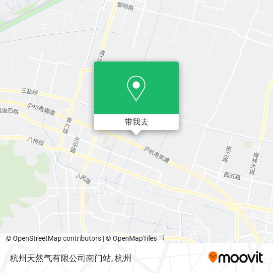 杭州天然气有限公司南门站地图