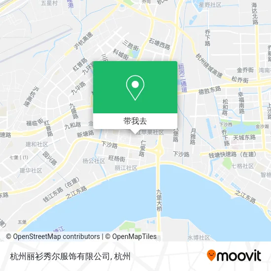 杭州丽衫秀尔服饰有限公司地图